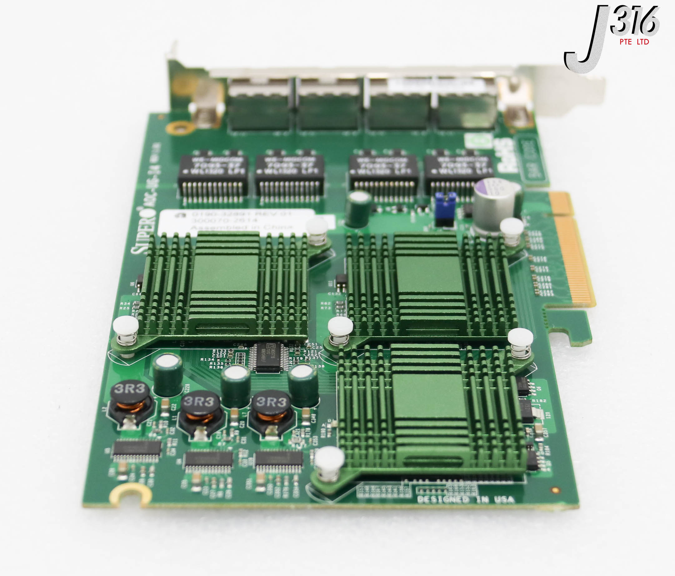 34196 SUPERMICRO PCB, UNIVERSAL I/O 4-PORT GIGABIT LAN CARD AOC-UG